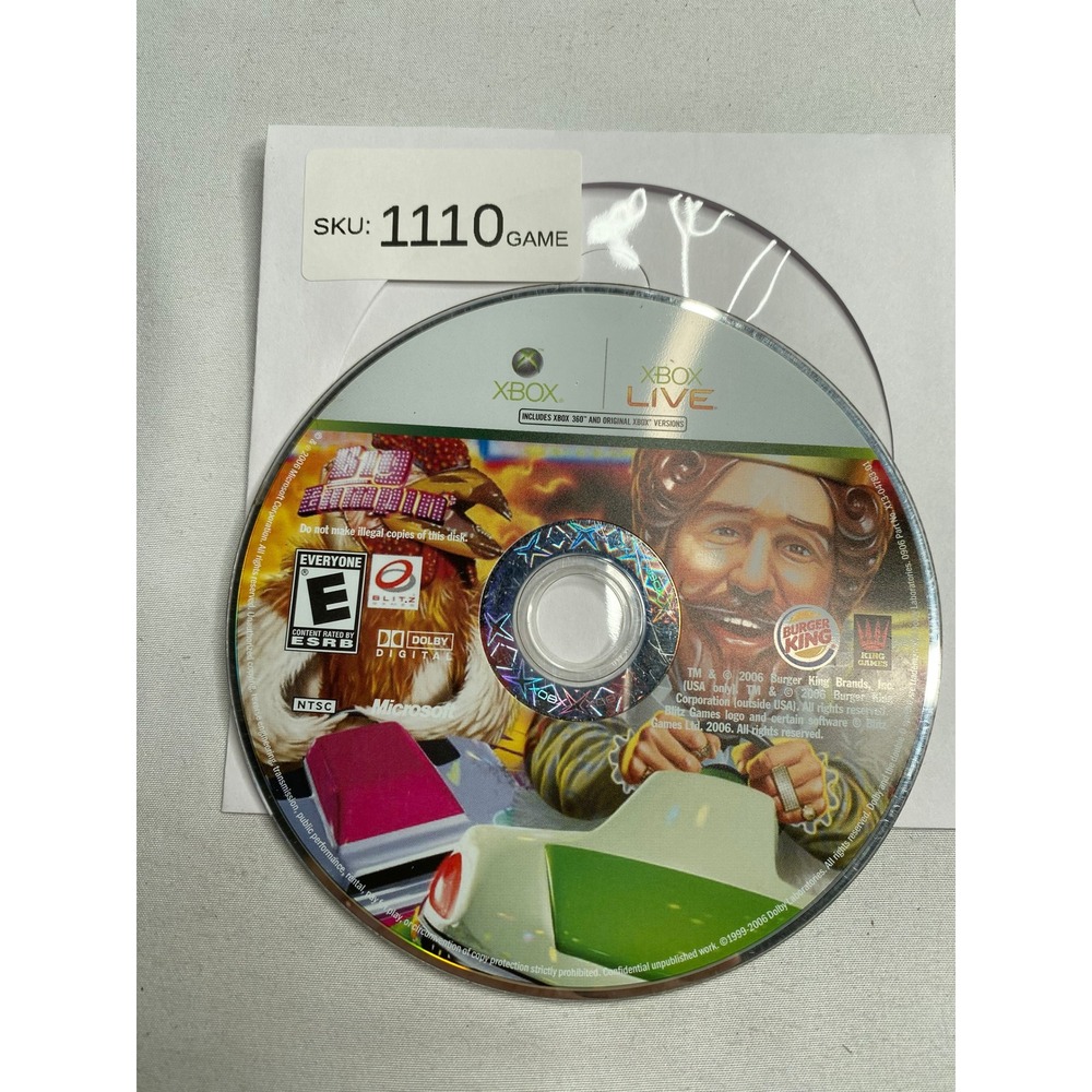 Pocket Bike Racer Burger King Microsoft Xbox 360